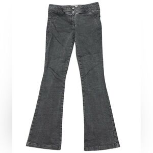 Veronica Beard High Waist Flare Jeans Black Washed Jeans Size 2